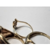 Image 8 : Three Gorgeous 10K Gold Rings with Diamonds - Various Sizes - TW: 8.9g