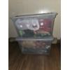 Image 2 : *Pick Up At Louisville Home - No Shipping Available* Two 66 Quart Sterlite Plastic Totes With Christ