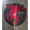 Image 2 : Three Tin Beer Wall Signs, Including Fireball 17''x17'', Coors Light 16''x23'', & Labatt 20''x20''