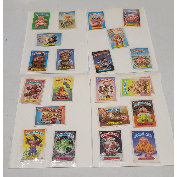 Lot Of Assorted Garbage Pail Kids Trading Cards/Stickers Featuring "Warty Ward"