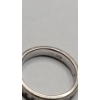 Image 6 : 14K White Gold Channel Set Diamond Ring - Size 6.5 - Weight: 3.5g