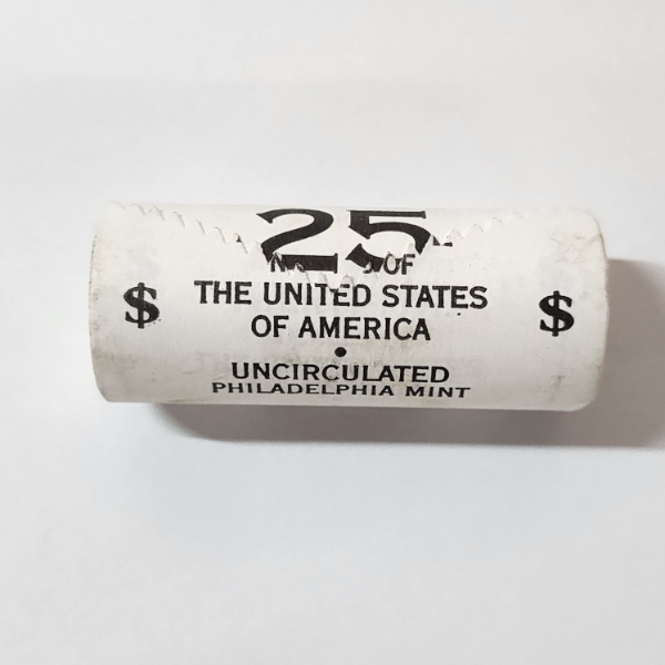 United States Philadelphia Mint Roll of 25 Uncirculated Nickels FV: $1.25