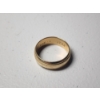 Image 3 : 14K Yellow Gold Men's Detailed Wedding Band - Size 12 - TW: 10.8g