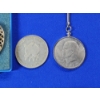 Image 3 : Liberty Bell Bicentennial Medallion Necklace, "Flippin' Good Luck Coin", Eisenhower Keychain