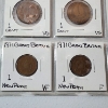 Image 12 : 2 Binder Pages Filled with Assorted World Coins: England, G.Britain & British Caribbean Territories