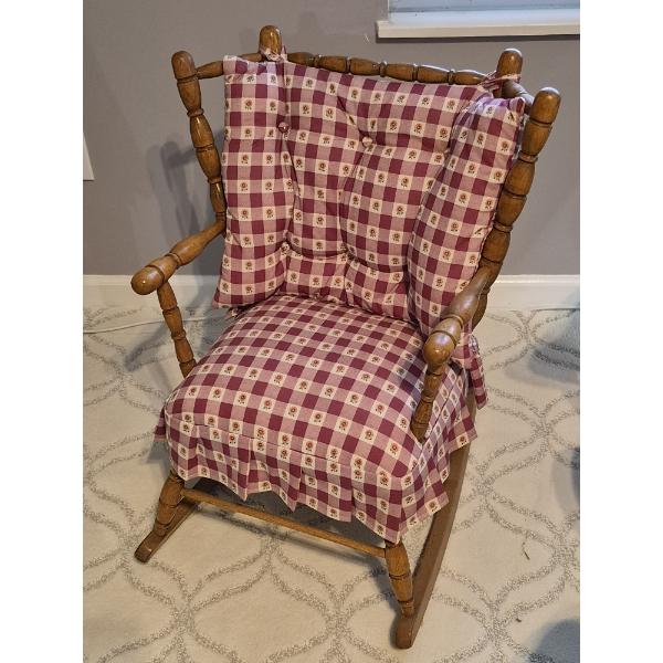 PICKUP IN NORTHFIELD - Nice Oak childs Mini Rocker 28" Tall 14 Inch Seat - See Pics - (All Items not