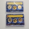 Image 4 : Two U.S. Presidential Dollar Coin Sets FDOI: Jefferson & Fillmore - Face Value: $6.00