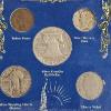 Image 2 : Symbols Of American Freedom The Liberty Collection Five Coin Set With Three 90% Silver Coins