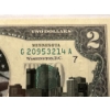Image 2 : 2003 United States Jefferson MINNESOTA $2.00 Bill In Hard Case Holder - Mint Condition - RARE