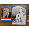 Image 2 : Neil Armstrong & Apollo 11 Mission Memorabilia - Photo Postcards, Wapakoneta Card, Sticker