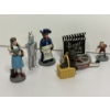 Image 2 : Tiny Wizard of Oz Figurines - Dorothy - Tin Man - Emerald City Soldier - Movie Reel - Toto in Basket