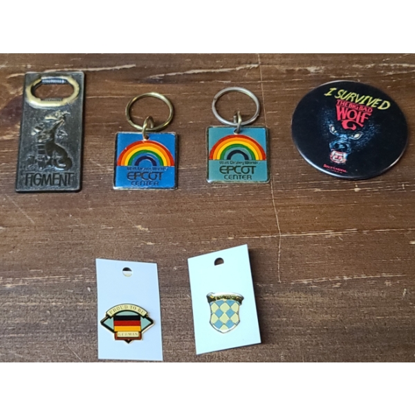 Vintage Disney Epcot Collectibles & Other Assorted Pins