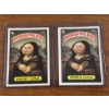 Image 1 : 1985 Garbage Pail Kids - Phony Lisa & Mona Loser Cards - 67A & 67B - Mint Condition