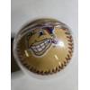 Image 2 : Vintage 1948 Cleveland Indians Chief Whaoo Souvenir Baseball In Protective Plastic & Wood Display  
