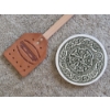 Image 2 : PICKUP IN CANTON - New Leather Fly Swatter And Ceramic Trivet 