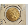 Image 3 : 1881 $10 Liberty Head Gold Eagle - 90% Gold U.S. Coin 