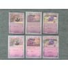 Image 1 : Six Japanese Pokemon 151 Trading Cards Ft. Reverse Holo's & Holo 