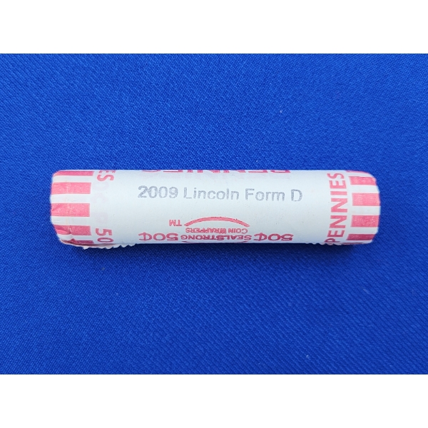 Bank Roll of United States 2009-D Lincoln Cents Pennies - Mint Condition