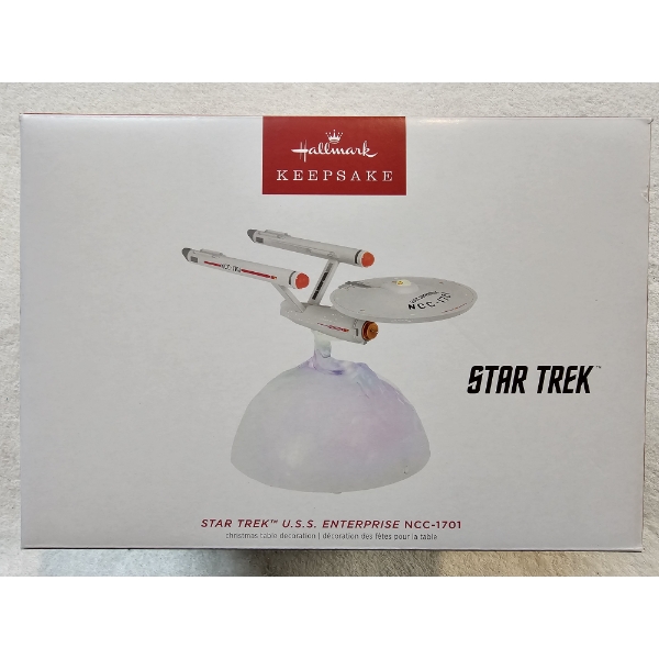 Star Trek - Hallmark Keepsake Table Decoration - USS Enterprise NCC-1701 with Box