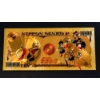 Image 3 : Pure 24k .999 Gold Foil NIPPON GINKO "SAILOR MOON" Note - Mint Condition - NEW SERIES - Note 5/5