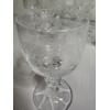 Image 4 : 14 Crystal Water Goblets - ~4.5 inches tall