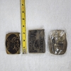 Image 9 : Three Assorted Vintage Collectible Belt Buckles Ft. Lectra Haul, Loadhog Exide & Plymouth Insulating