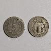 Image 1 :  1868 Shield Nickels FV: $.10