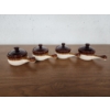 Image 1 : Set of 4 Ceramic Soup Crocks - Excellent Condition! 