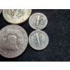 Image 5 : $2.70 Face Value in Assorted 90% Silver US Coins Ft. Franklin & Kennedy Half Dollars & Mercury Dimes