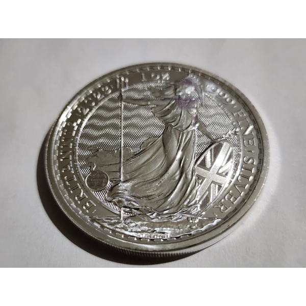 2023 Britannia 1 Oz .999 Fine Silver Round - Type 1 Ft. Queen Elizabeth 