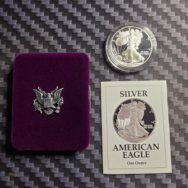 1991-S American Silver Eagle 