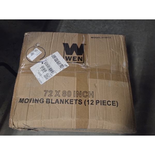 Twelve New In Box Polyester Moving Blankets