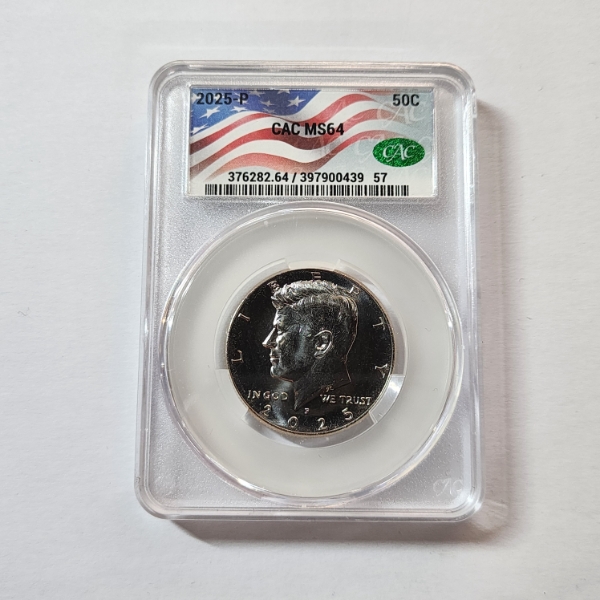 CAC MS64 United States 2025-P Kennedy Half Dollar 
