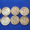 Image 3 : x10 Assorted Years United States 90% Silver Half Dollars - FV: $5.00