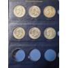 Image 10 : 32 Pc Set In Collectors Book - 1971 - 78 Eisenhower (IKE) Dollar Set Uncirculated - Pos Some Silver?