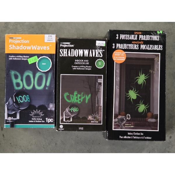 Three Brand New Spooky Halloween Projection Lights!