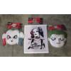 Image 1 : Brand New Morbid Entertainment Suicide Squad 15.5''x18.5'' Plastic Wall Decor, & Two Plastic Masks!