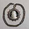 Image 2 : Jesus Last Supper 90% Silver Pendant on 24" Stainless Steel Fashion Necklace
