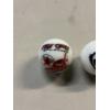 Image 2 : 3 - Vintage Gas & Oil Advertising One Inch Shooter Marbles - Texaco, Fina & Hess