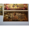 Image 4 : Novelty Collector's Set of Six Disney 24K Gold Foil Notes ft. Mickey Mouse and Friends 