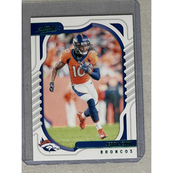 2022 Panini Absolute Jerry Jeudy - Denver Broncos Football Card, Excellent Condition
