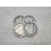 Image 1 : $1.00 Face Value in Assorted 90% Silver Barber Quarters