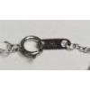 Image 7 : Sterling Silver Pendant Twisted Swirl Pendant With Blue & White Diamonds On 18" Chain - Weight: 4.6g