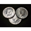 Image 1 : Three Assorted 40% Silver Kennedy Half Dollars
