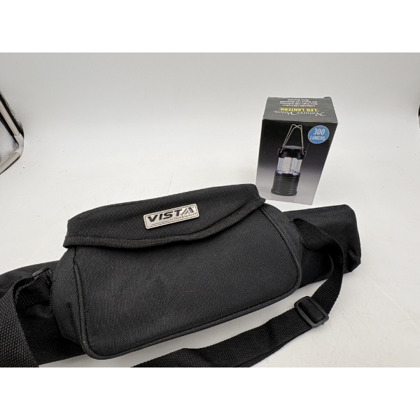 Camera Tripod & LED Lantern - Vista Tripod with Tags in Storage Case - Nature's Vision