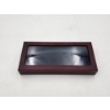 Image 3 : Nice 3-Coin Glass-Top Display Case; Fits Standard Graded Coin Slabs Approx. 10"x5"