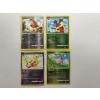 Image 1 : Lot of 4 Vintage Reverse Holo Pokemon Trading Cards