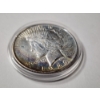 Image 3 : UNITED STATES 1923 SILVER PEACE DOLLAR WITH BRILLIANT SHINE & UNIQUE TONING ~