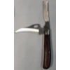 Image 3 : 6" Surgical Stainless Steel Japan Folding Pocket Knife With Leather Case 