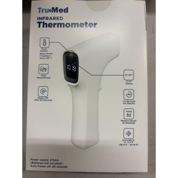 Brand New - TruMed Infrared Thermometer - Batteries Not Included